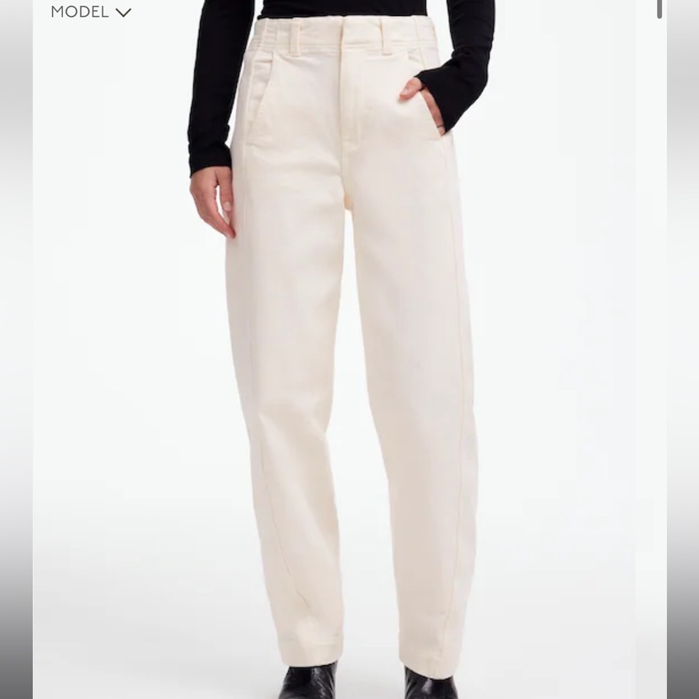Madewell LIKE NEW tapered denim trousers